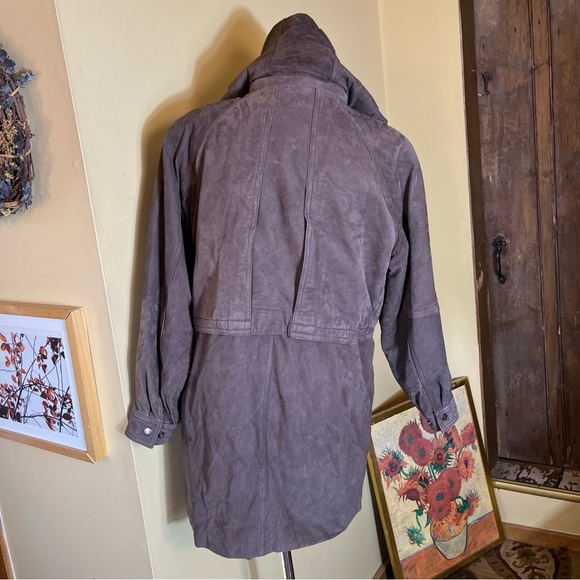 WILSONS Leather Size Medium Parka Adventure Bound Hood Thinsulate 3/4 Length NEW - Picture 6 of 16